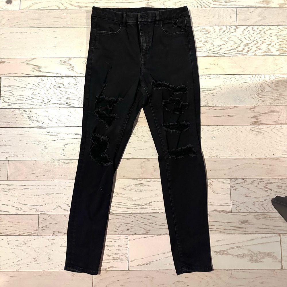 American Eagle Next Level Stretch ripped jeans